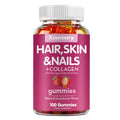 Gummies à la biotine - Soutient les cheveux, la peau, les ongles et le collagène, Éclaircit le teint - 100 gummies
