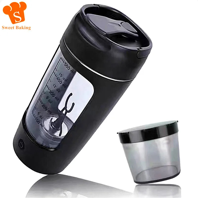 650 ml USB Électrique Portable Bouteille Shaker de Whey Protéine Tasse Mélangeuse Entièrement Automatique Rechargeable Gym Sans BPA Mélangeur à Cocktail