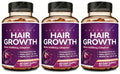 Hair Growth Vitamins Supplements for Women | Biotin 10000mcg, Collagen, Skin & Nails Support 120 Capsules 60 Day Supply