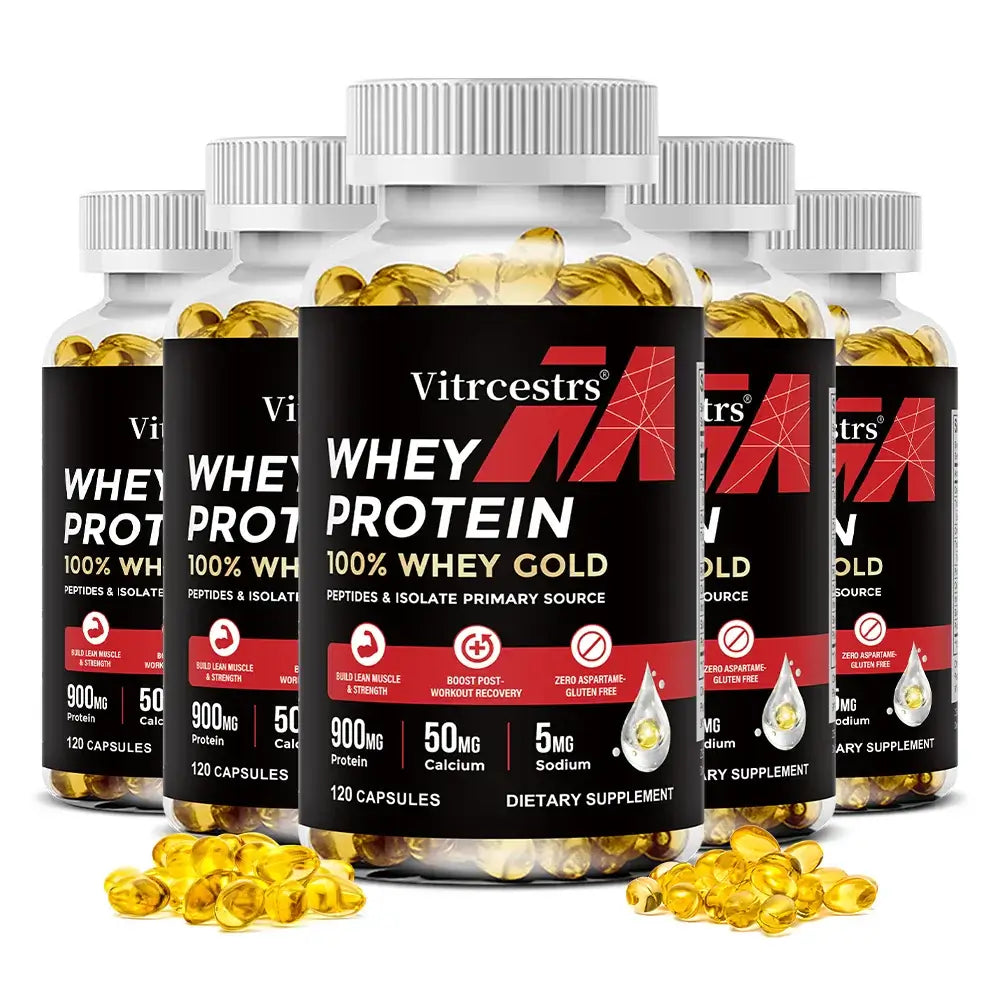 Concentrated whey protein capsules by SOOMIIG for adult sports nutrition