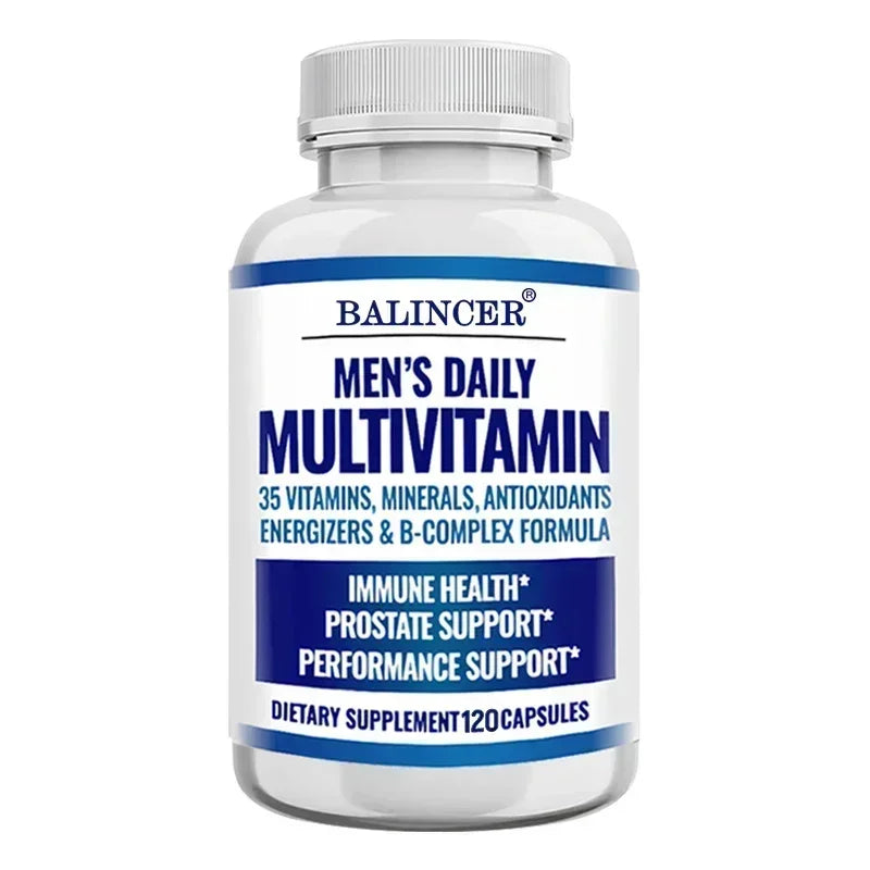 Multivitamine pour hommes - Contient des vitamines B12, B6, du zinc et du sélénium pour soutenir la coordination, la santé cardiaque, l'immunité et la prostate