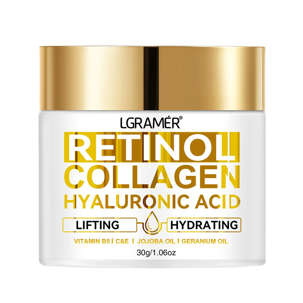 Crème visage au rétinol hydratante anti-rides collagène acide hyaluronique soins de la peau cosmétique pour femmes et hommes