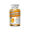 Supplément de Vitamine C pour le soutien immunitaire et la protection antioxydante, végétalien, sans OGM, sans gluten, 30/60/120 gélules