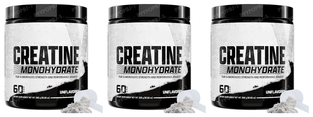 Créatine Monohydrate en Poudre 60 Portions Sans Saveur 5g Créatine Micronisée en Poudre Sans Gluten