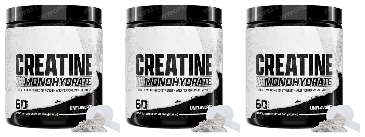 Créatine Monohydrate en Poudre 60 Portions Sans Saveur 5g Créatine Micronisée en Poudre Sans Gluten