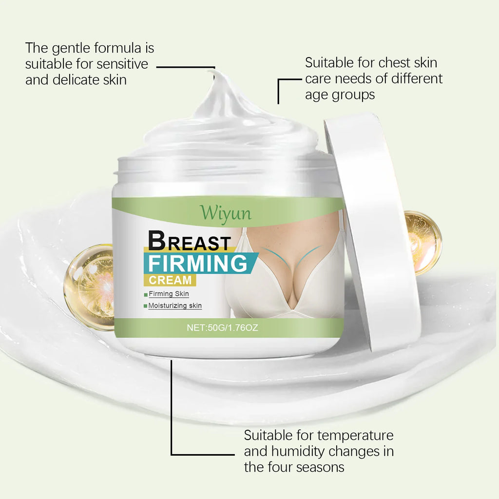 Crème Raffermissante Poitrine Liftante, Hydratante, Anti-relâchement, Améliore l'Élasticité, Absorption Rapide pour les Soins du Buste Féminin