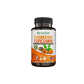 Turmeric curcumin with bioperine capsules 120ct bottle for joint and heart health.