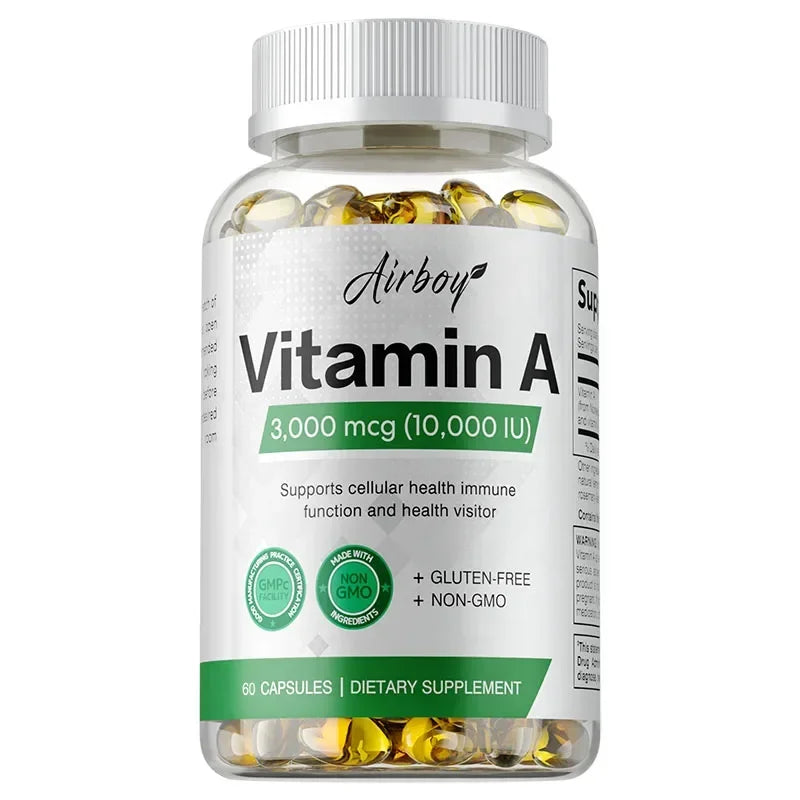 Vitamine A - Système immunitaire et fonction de reproduction, Favorise une peau et des yeux sains, Activité antioxydante