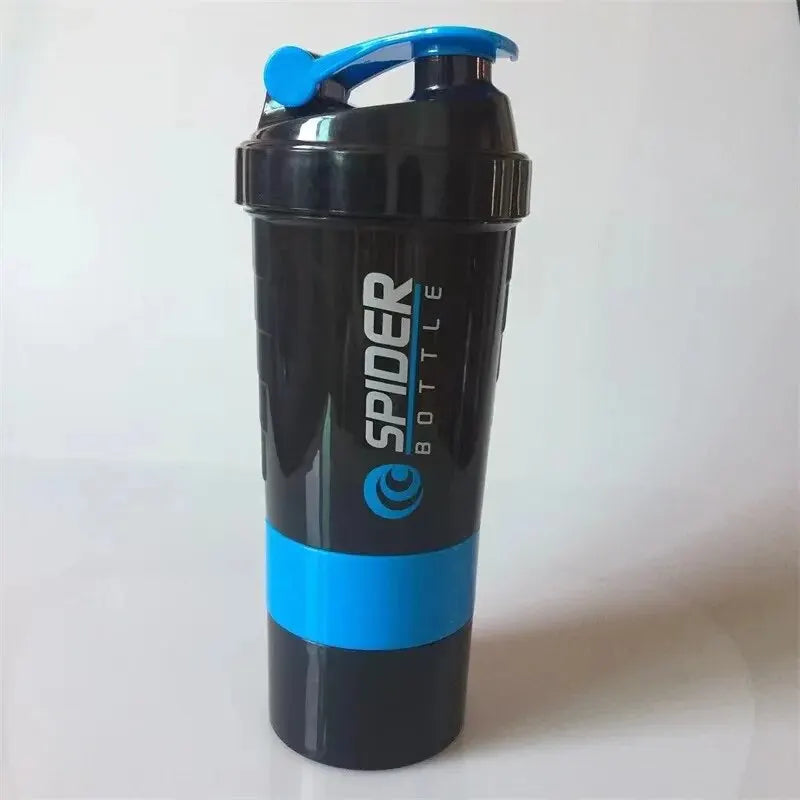 Shaker à 3 couches pour poudre de protéines, tasse à mélanger, bouteille de sport et fitness, cadeau, grande capacité, pour musculation