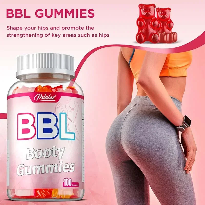 Bonbons Gélifiés BBL - Favorisent la croissance des hanches, améliorent les courbes naturelles, équilibrent les hormones, accélèrent le métabolisme et améliorent la vitalité