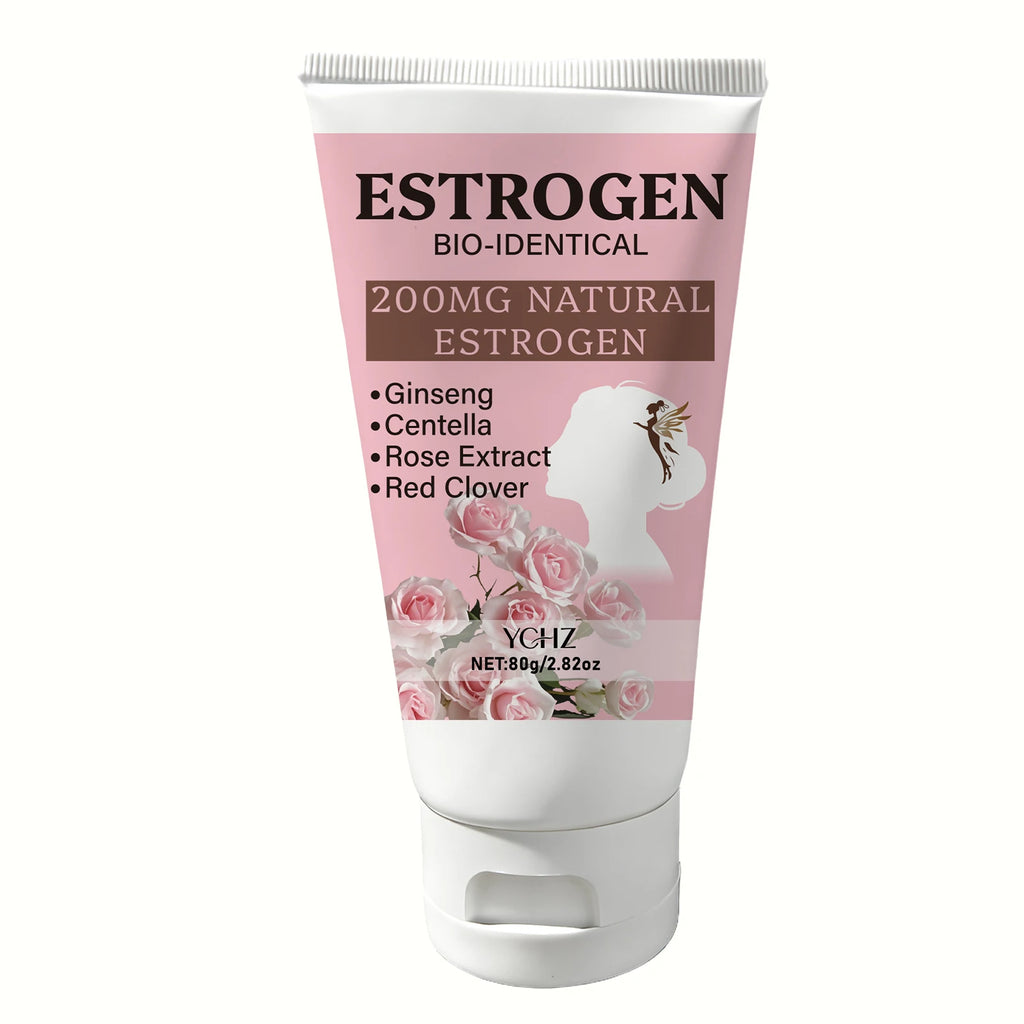 Women's Estrogen Mood Cream—Ginseng, Centella Asiatica, Rose—Moisturizes Skin, Nourishes Body and Mind, Gently Balances—Designed Specifically for Women