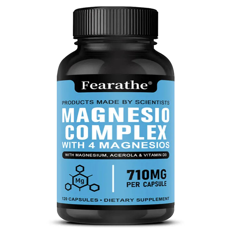 Magnesium complex with vitamin d3 to support healthy muscle levels during exercise.