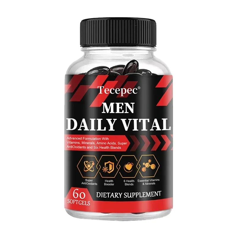 Multivitamines Homme avec Vitamines et Minéraux - Améliore l'Endurance, la Force, la Performance Sportive et la Santé Générale