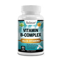 Complément en complexe de vitamine B, contenant de l'acide folique et de la vitamine C, soutient l'énergie, la santé immunitaire, supplément antioxydant