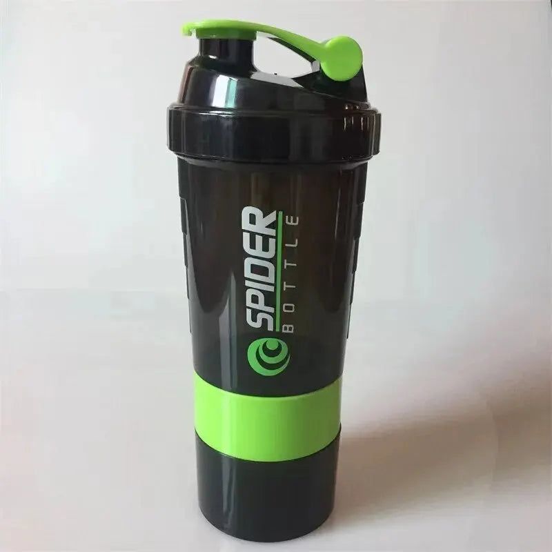 Shaker à 3 couches pour poudre de protéines, tasse à mélanger, bouteille de sport et fitness, cadeau, grande capacité, pour musculation