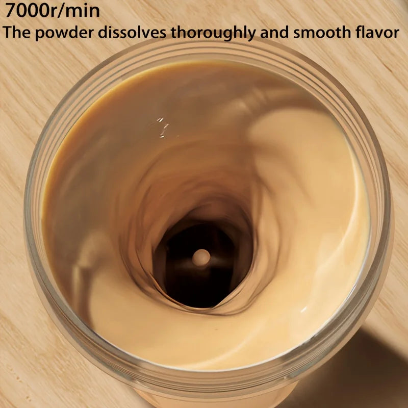 Bouteille shaker de protéines de lactosérum électrique portable USB 450 ml, tasse mélangeuse entièrement automatique, rechargeable, pour la salle de sport, sans BPA, pour cocktails