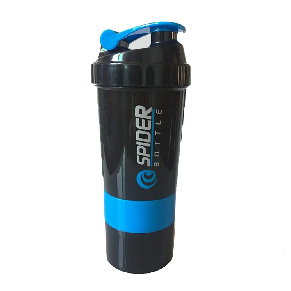 Bouteille Shaker Protéines Premium 590 ml, avec Agitateur Métallique, Idéale pour les Shakes Protéinés et les Boissons Pré-Entraînement