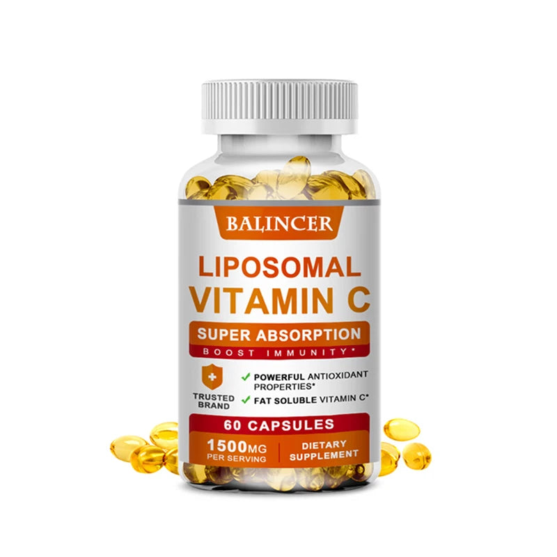 Vitamine C 1500mg avec Zinc 20mg, 120 Gélules, Complément Alimentaire pour la Santé Générale, Végétarien Sans OGM et Sans Gluten