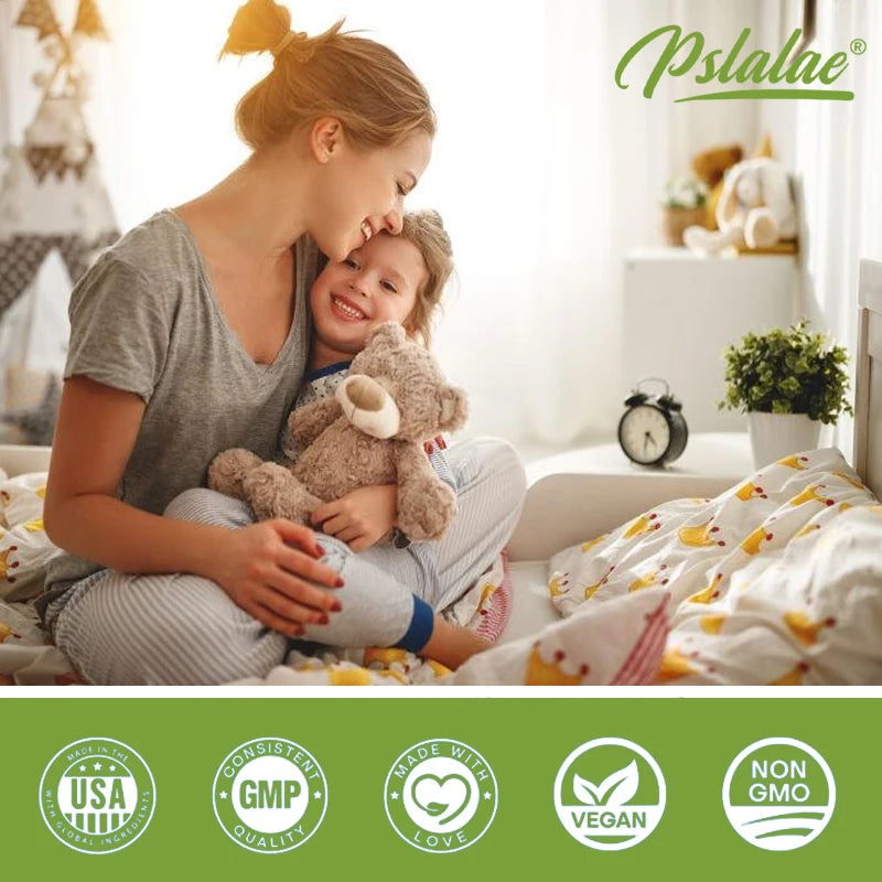 Gélules de L-Théanine 200 mg, 120 Suppléments Végétariens Soulage le Stress Soutient une Humeur Saine et Améliore la Concentration