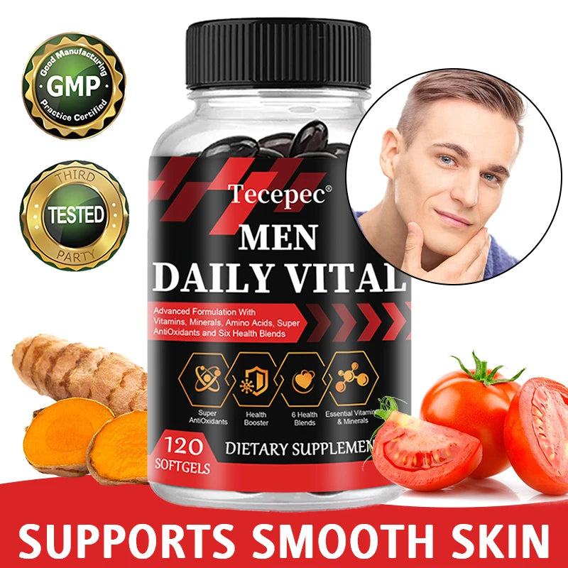Multivitamines Homme avec Vitamines et Minéraux - Améliore l'Endurance, la Force, la Performance Sportive et la Santé Générale