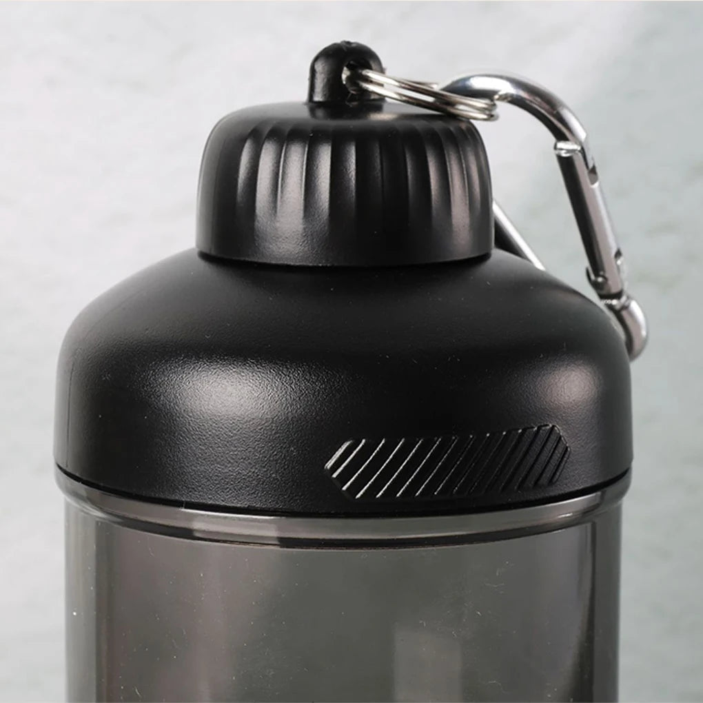 Distributeur de poudre protéinée avec boîte et boîte de rangement pour aliments en PC de qualité alimentaire, convient pour l'exercice en salle de sport, transparent