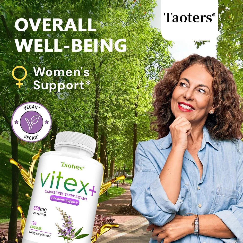 Extrait de baies de Vitex, complément alimentaire à base de plantes pour la ménopause féminine, améliore la peau, régule l'humeur, favorise le sommeil, sans OGM