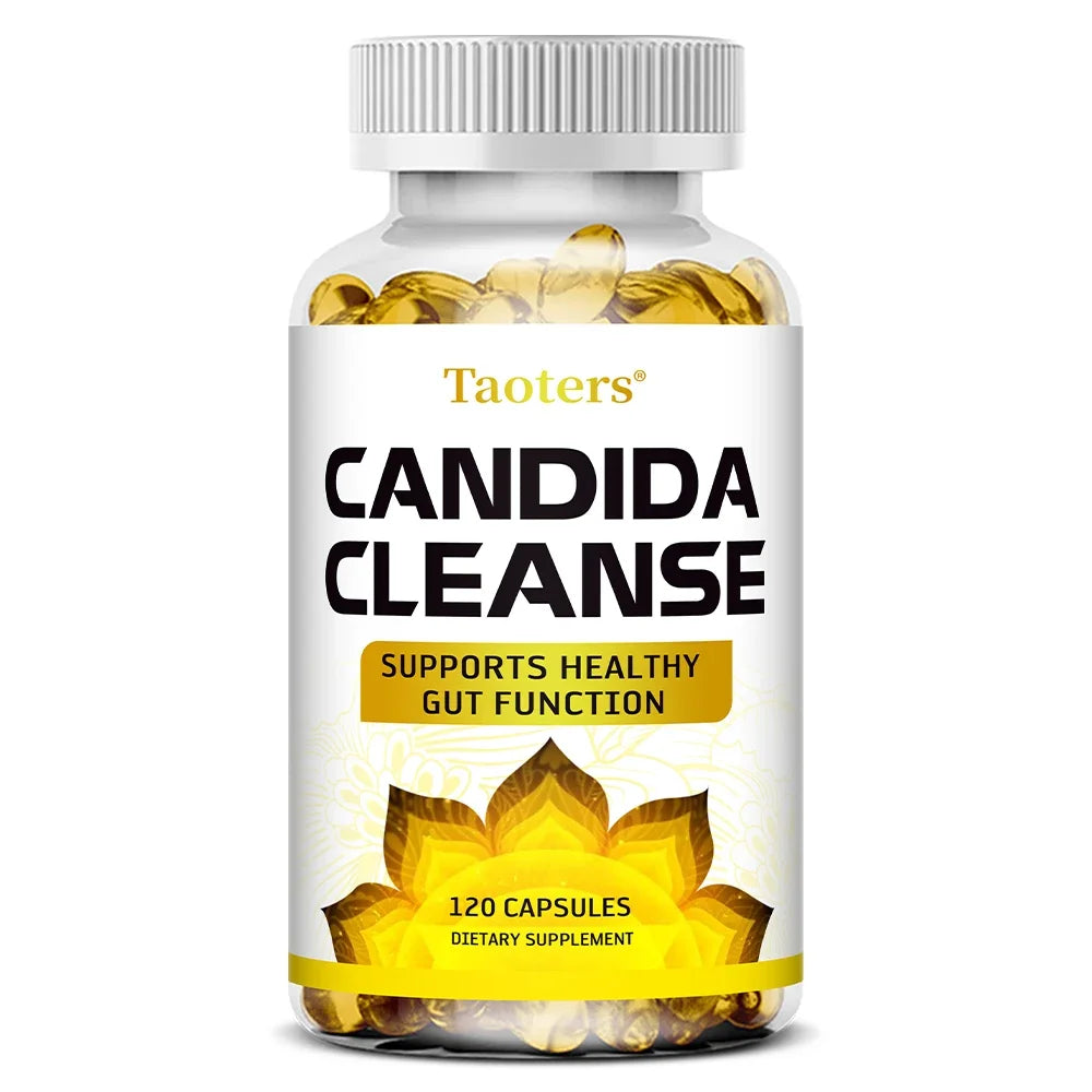 Candida Cleanse - Nettoyage du foie, détoxifiant, favorise la santé intestinale, nettoyage du côlon, stimule l'énergie, 120 gélules