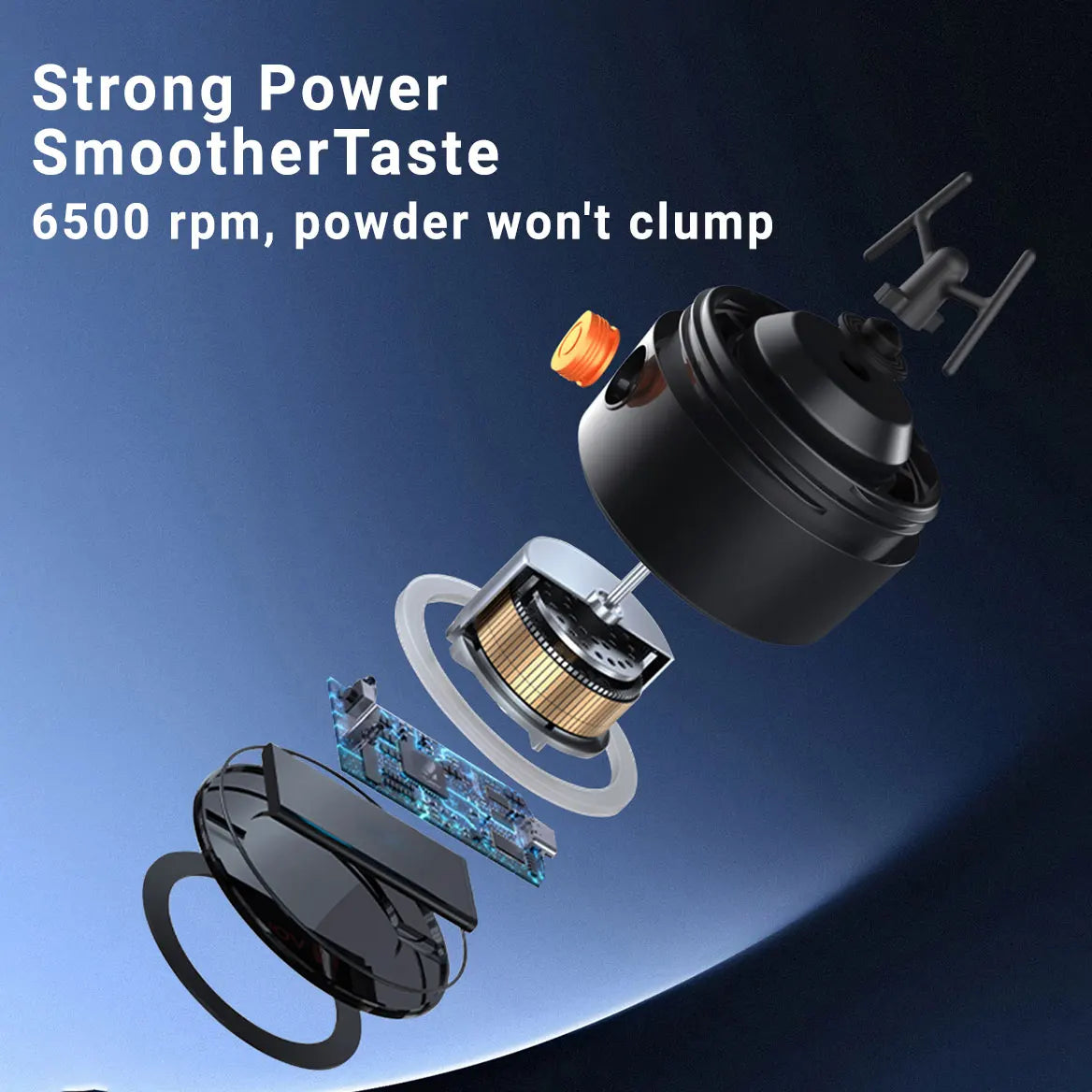 24.64oz Electric Automatic Protein Shaker Cup Portable Fully Stirring Whey Protein Shaker Bottle with Type-C Port for Home Use