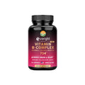 Complexe de vitamines B pour l'énergie et le soutien du cerveau et du cœur - avec B1, B2, B3, B5, B6, B7, B8, B9, B12 avec vitamine C, choline, inositol
