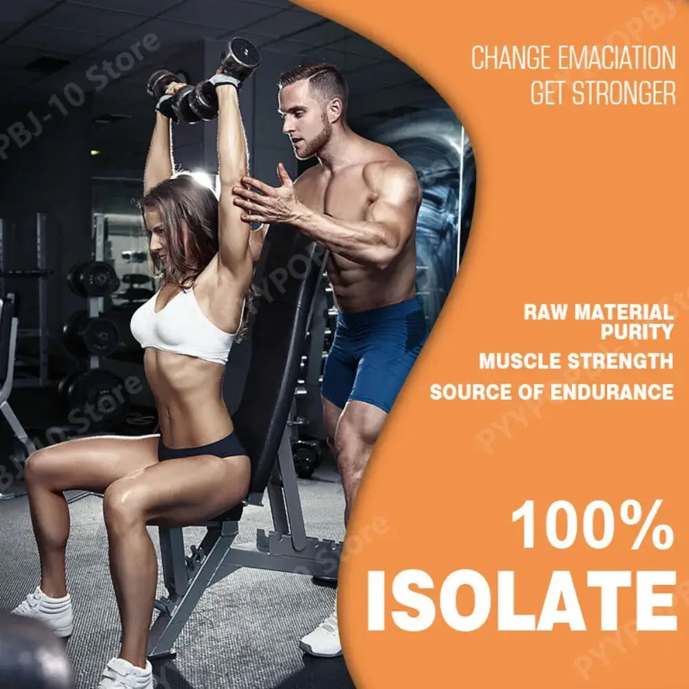 Pure whey isolate supplement being mixed into a high-performance recovery shake.