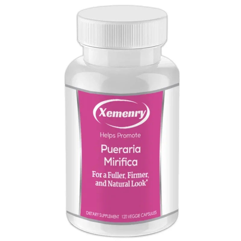 Pueraria Mirifica Capsules - Promote Breast Development, Relieve Menopausal Discomfort, Natural Herbal - 120 Capsules
