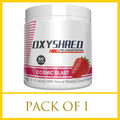 Oxyshred Sport : poudre pré-entraînement qui favorise l'énergie - Saveur Cosmic Blast - Complément pré-entraînement ultra concentré Oxyshred Fat Burner