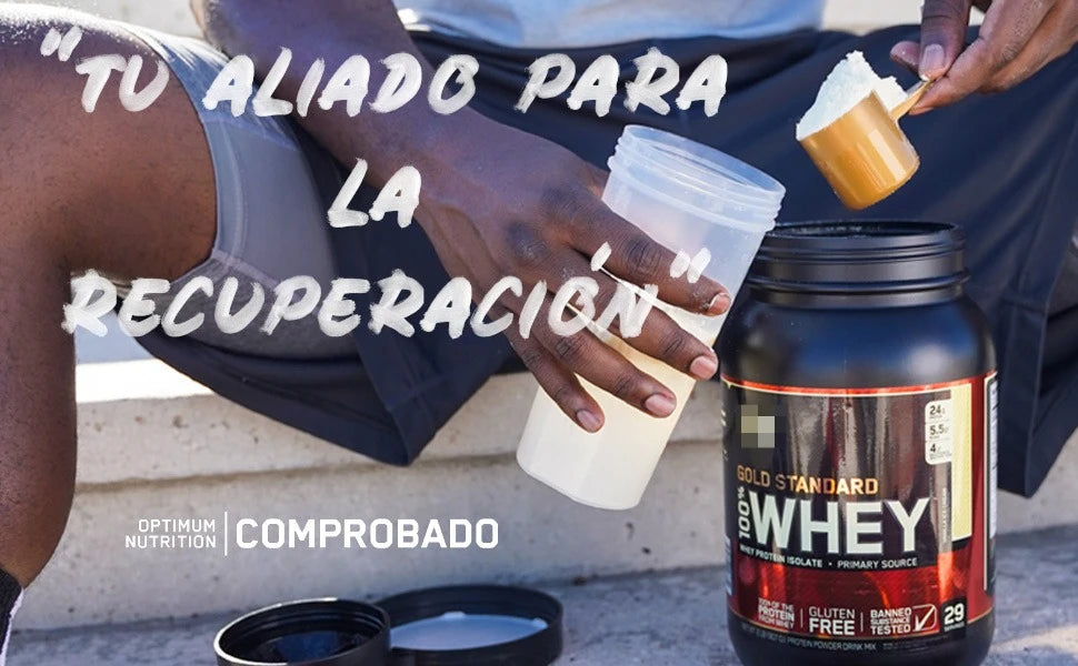 Isolated whey protein powder being mixed into a smooth, lump-free drink