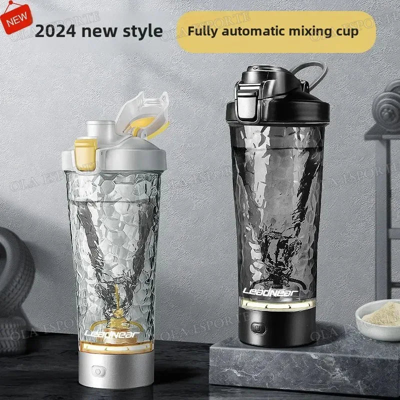 Gobelet mélangeur électrique automatique de 450 à 700 ml, bouteille de shaker de protéines portable, alimenté par piles, gobelet mélangeur entièrement automatique pour la maison