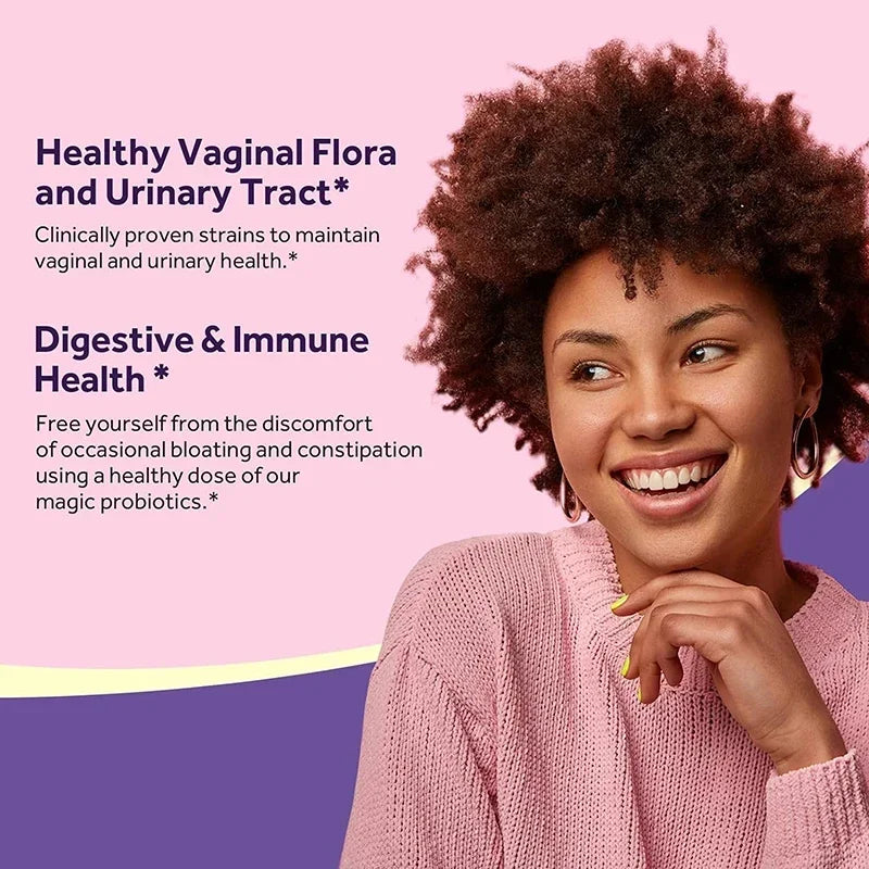 Probiotique Féminin - Améliore la santé intestinale, améliore la digestion et soulage les ballonnements et les gaz