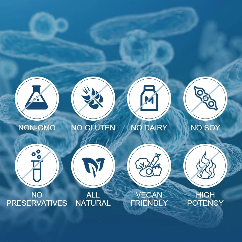 Probiotiques 40 Milliards d'UFC - Soutient la santé intestinale, favorise la digestion et l'absorption, reconstitue l'énergie, pour hommes et femmes