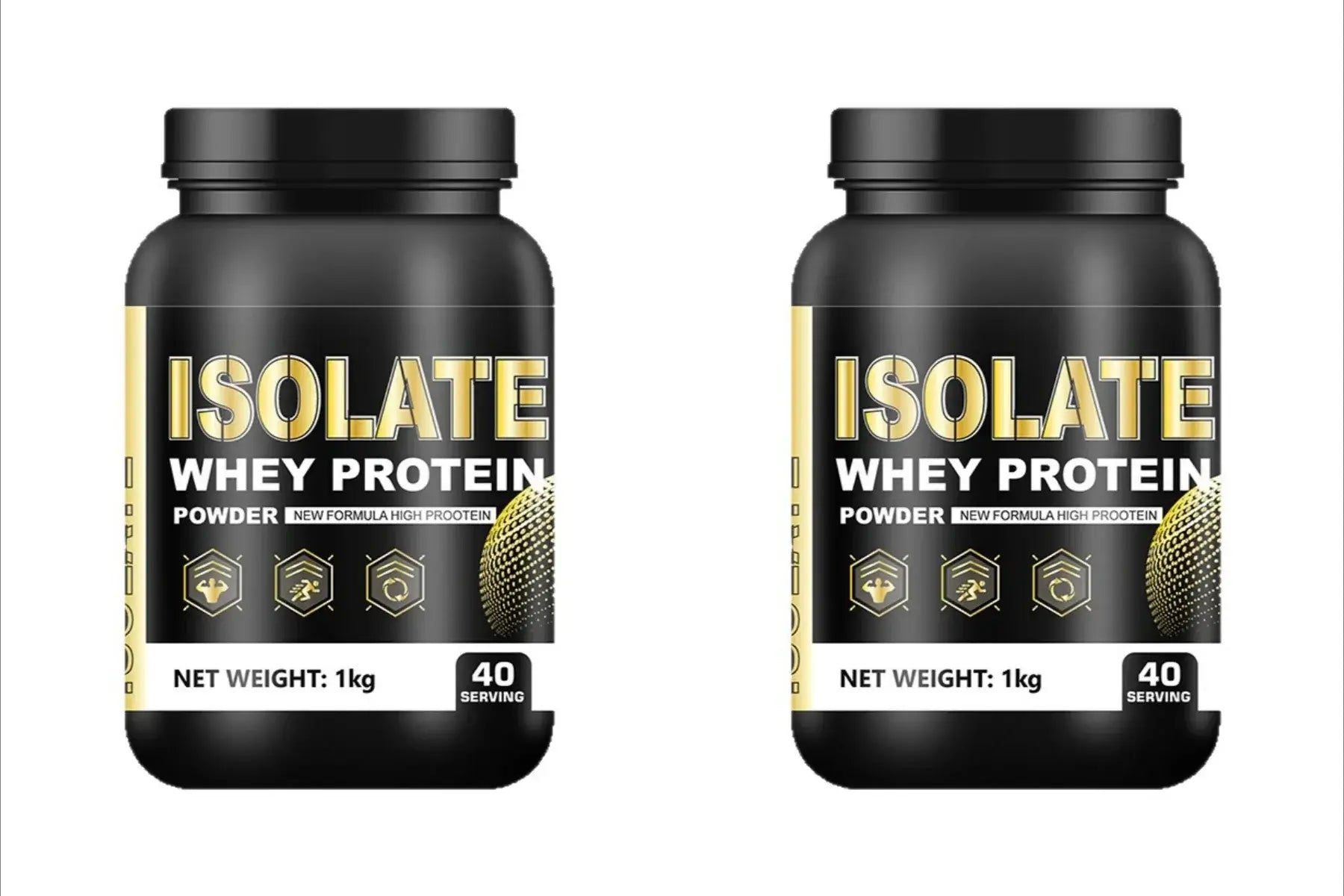 Pure whey isolate supplement used by professional athletes for strength gains