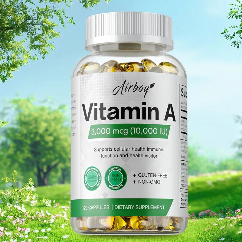 Vitamine A - Système immunitaire et fonction de reproduction, Favorise une peau et des yeux sains, Activité antioxydante