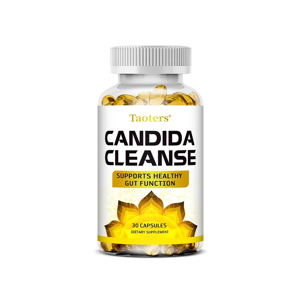 Candida Cleanse - Nettoyage du foie, détoxifiant, favorise la santé intestinale, nettoyage du côlon, stimule l'énergie, 120 gélules