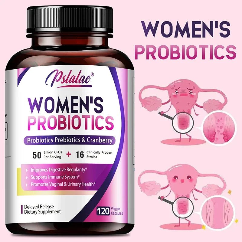 Probiotique Féminin - Améliore la santé intestinale, améliore la digestion et soulage les ballonnements et les gaz