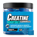 Gummies de créatine monohydrate pour hommes et femmes, soutien de la concentration, des muscles, de la force, de la récupération, de la santé cognitive et de la mémoire - Végan