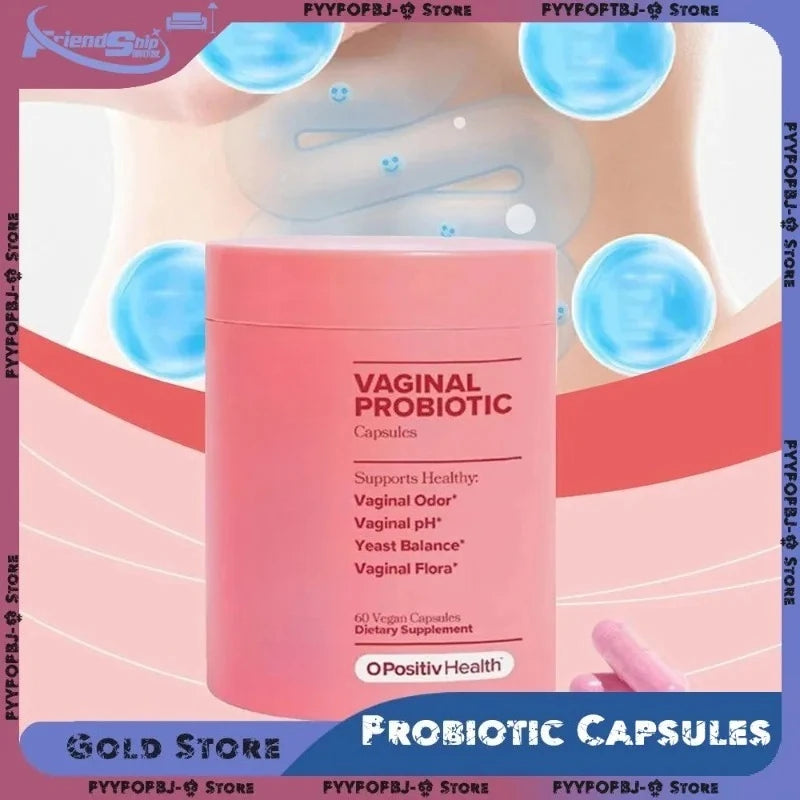 Gélules Probiotiques Femme avec Lactobacillus et Prébiotiques XOS pour l'Équilibre Intestinal et du PH Favorise une Odeur Intime Saine et la Flore