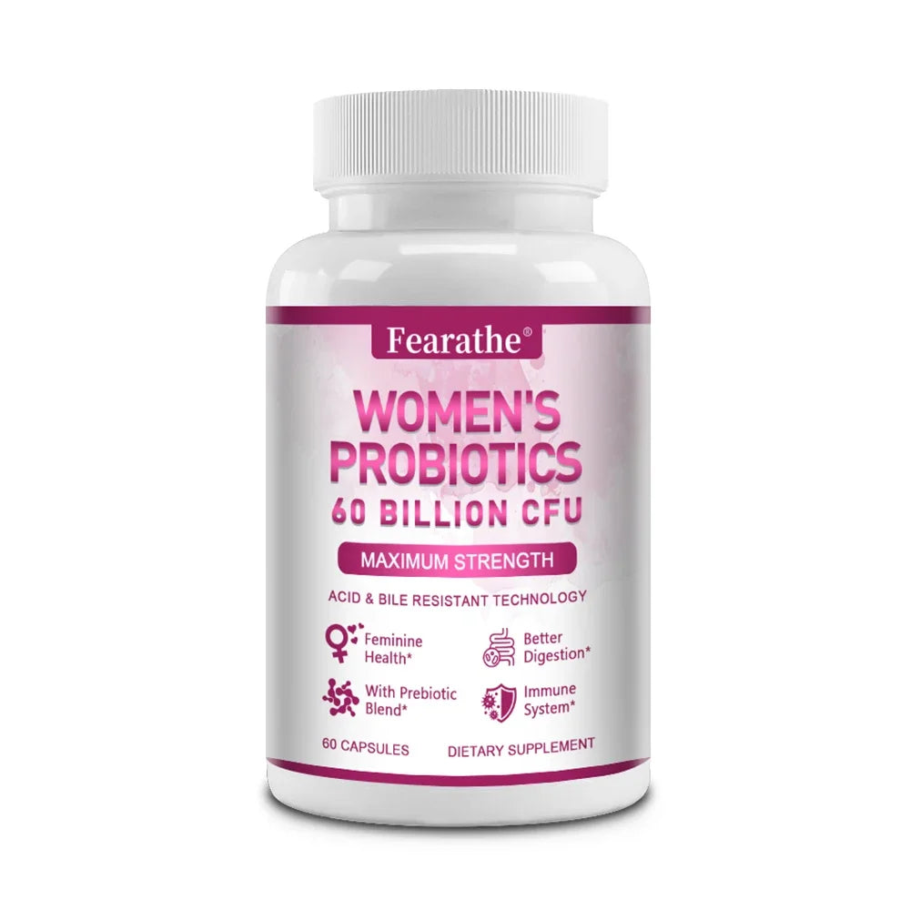 Probiotiques pour femmes – Favorise la santé intestinale, immunitaire et générale des femmes, aide à la digestion et améliore l'absorption des nutriments