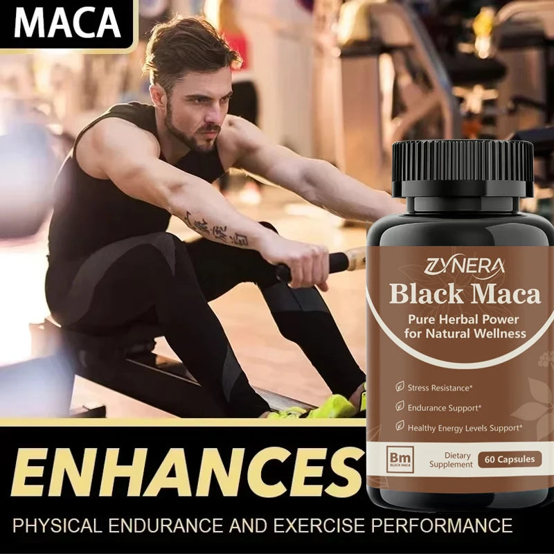 Complément alimentaire pour homme avec ashwagandha, maca, pour éjaculation, adulte, sexy, pour homme. Favorise une énergie saine. Capsules.