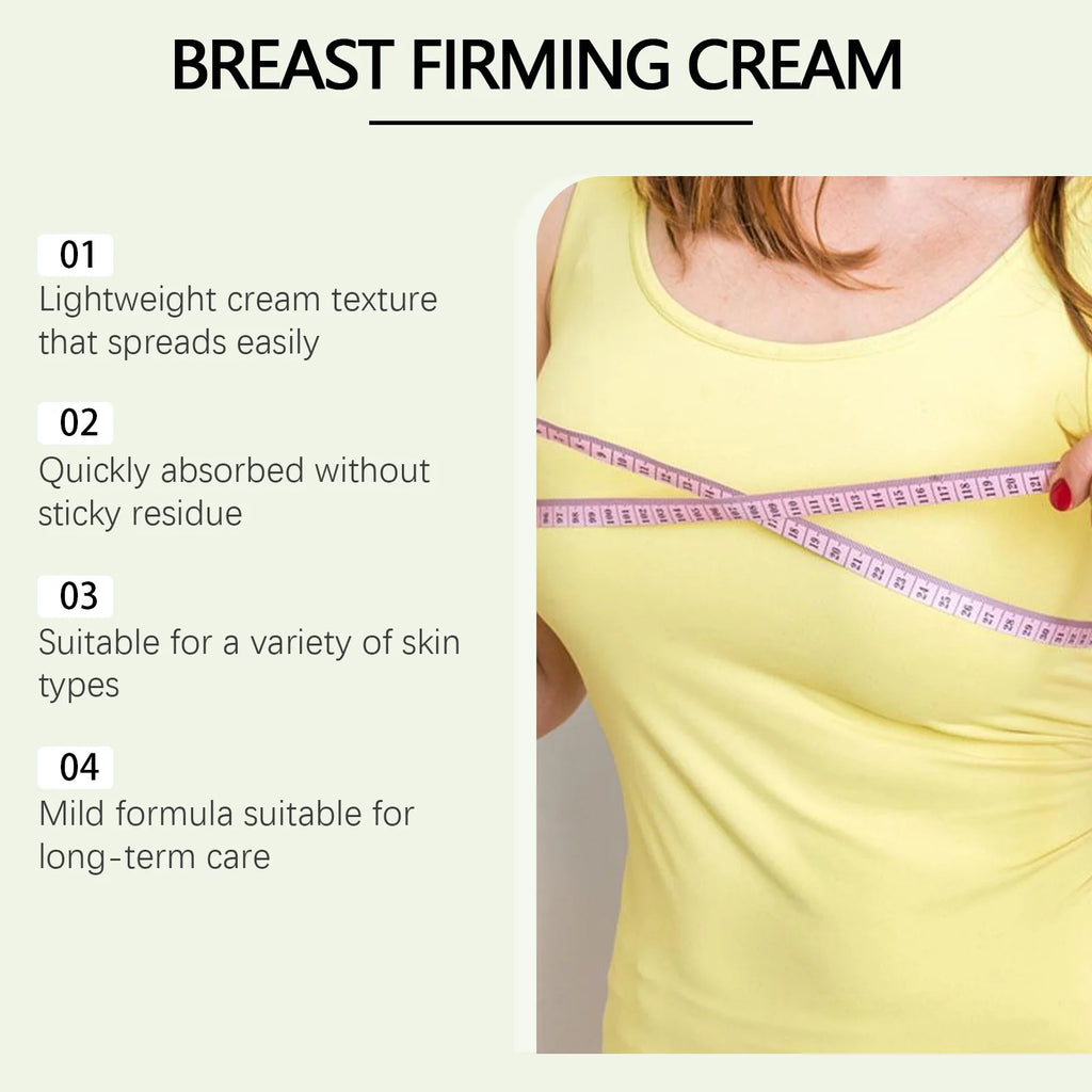 Crème Raffermissante Poitrine Liftante, Hydratante, Anti-relâchement, Améliore l'Élasticité, Absorption Rapide pour les Soins du Buste Féminin