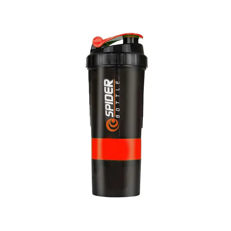Bouteille Shaker Protéines Premium 590 ml, avec Agitateur Métallique, Idéale pour les Shakes Protéinés et les Boissons Pré-Entraînement