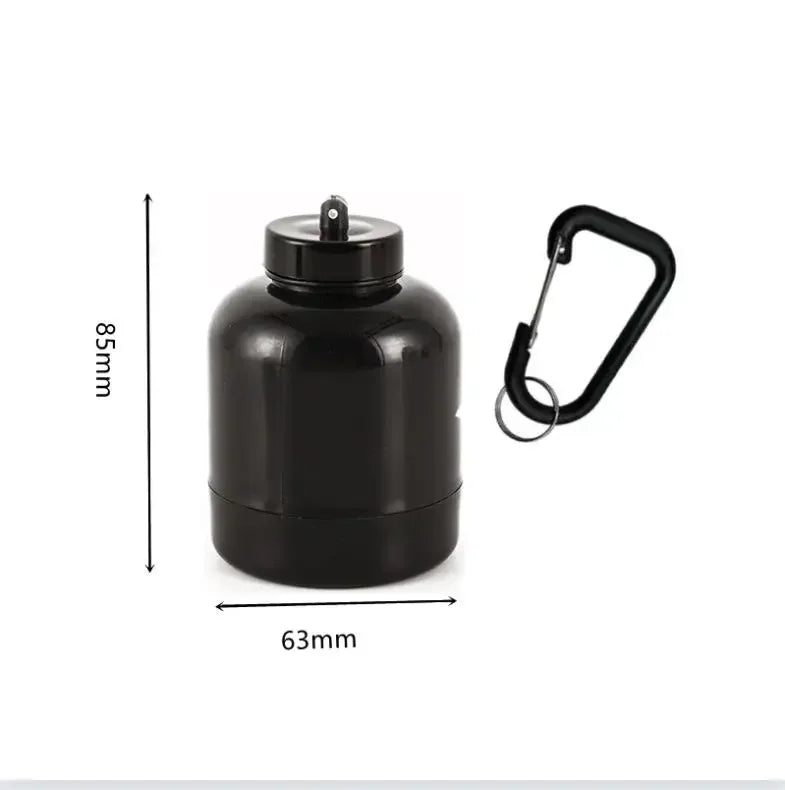 Conteneur de poudre de protéines portable, Organisateur de pilules, Porte-clés protéiné, Bouteille d'eau de nutrition sportive, Tasse de supplément de protéines de lactosérum sportif