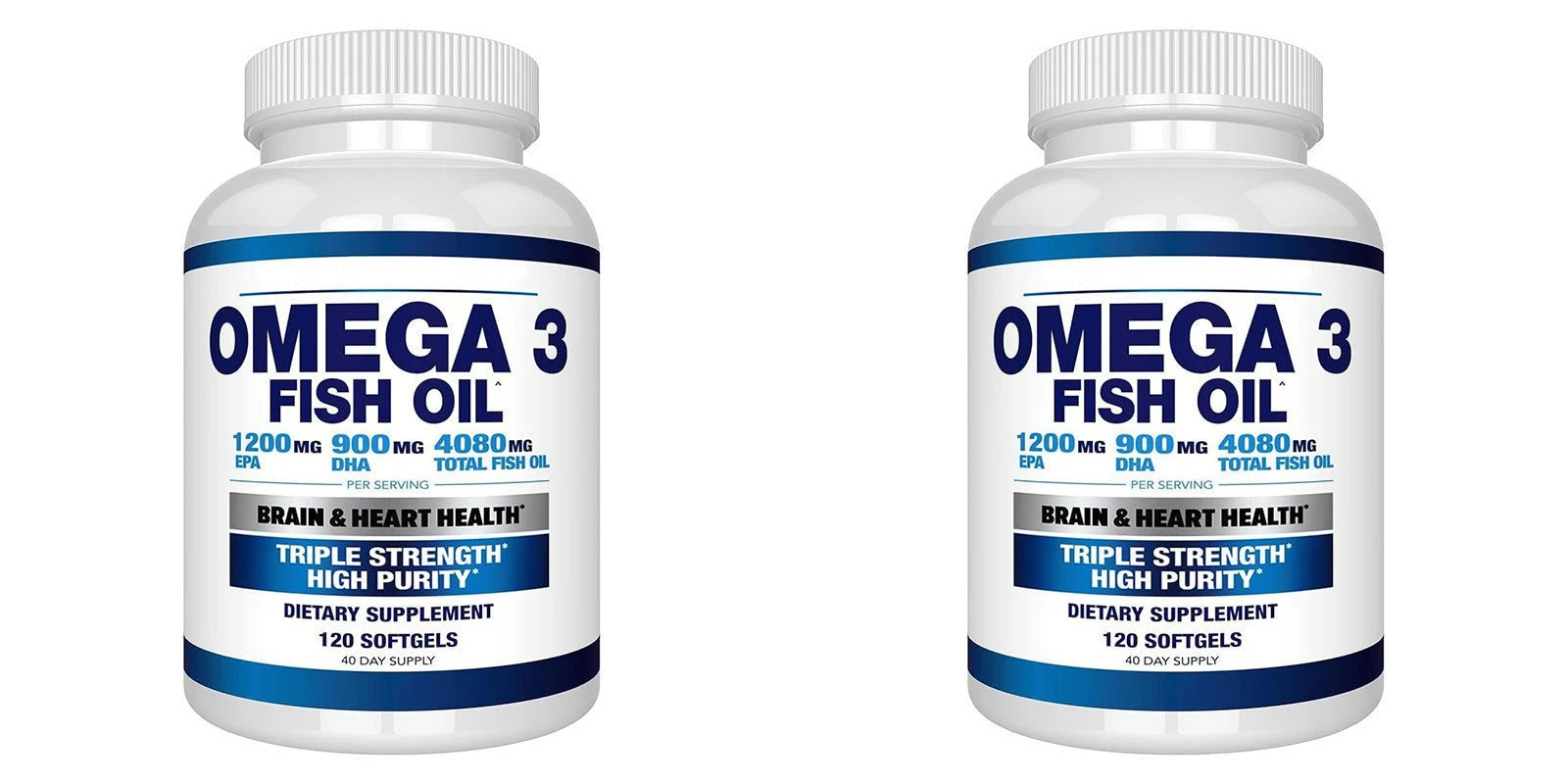 Extra potent omega 3 fish oil by Bcuelov for triple-strength nutrition.