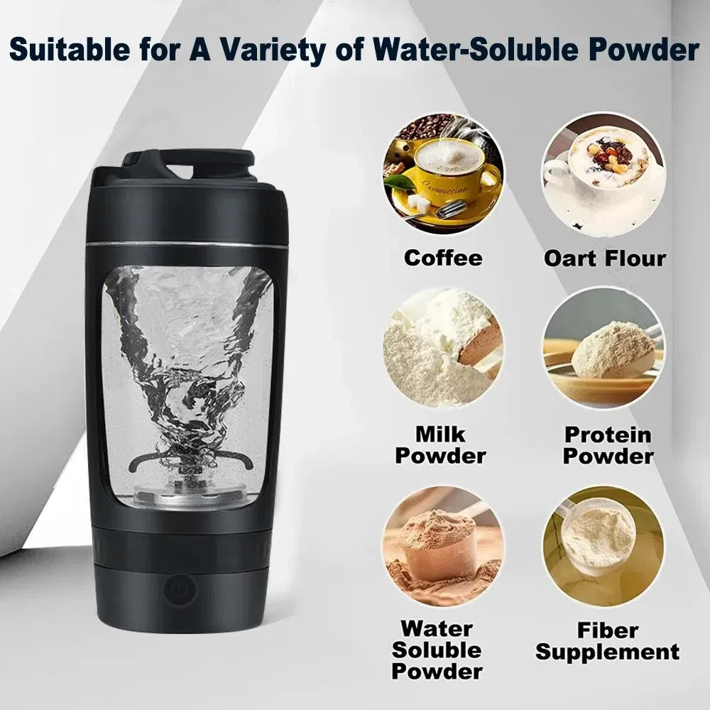 Gobelet mélangeur électrique automatique de 450 à 700 ml, bouteille de shaker de protéines portable, alimenté par piles, gobelet mélangeur entièrement automatique pour la maison