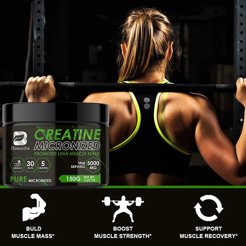 Micronized creatine supplement used by athletes for high-intensity training.